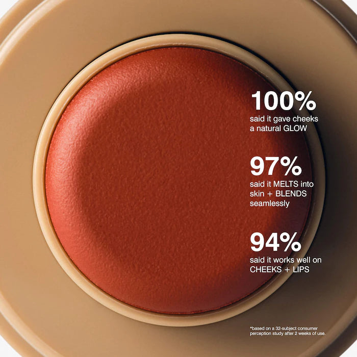 rhode 
Pocket Blush Buildable Hydrating Cream Blush Color: Sun Soak - spiced orange