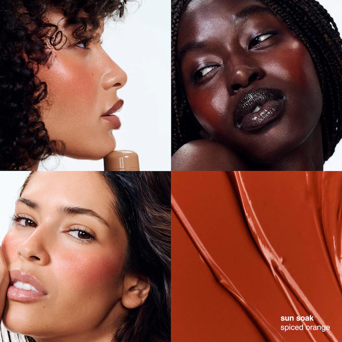 rhode 
Pocket Blush Buildable Hydrating Cream Blush Color: Sun Soak - spiced orange