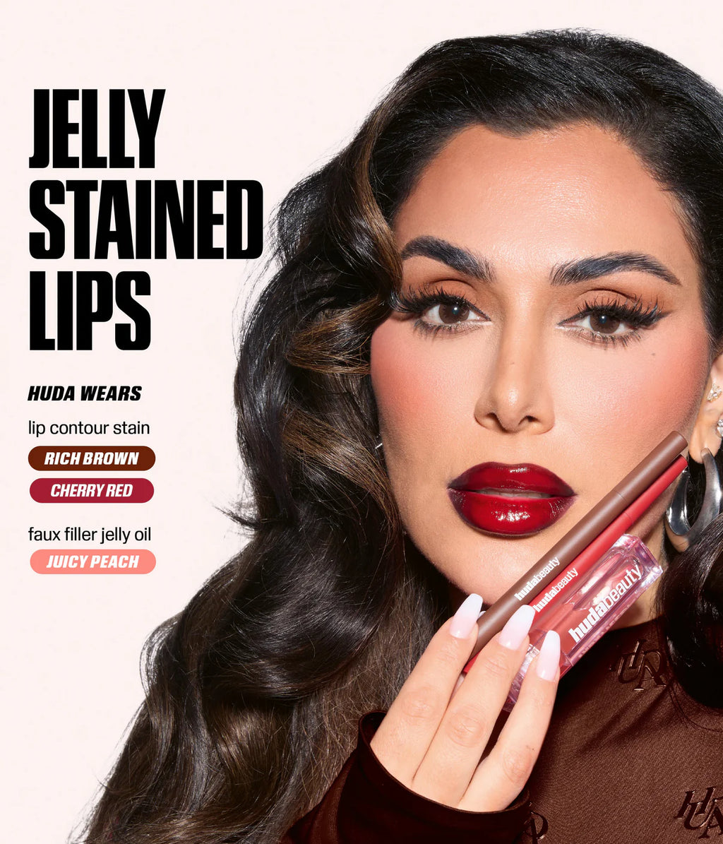 Huda FAUX FILLER JELLY OIL: peach