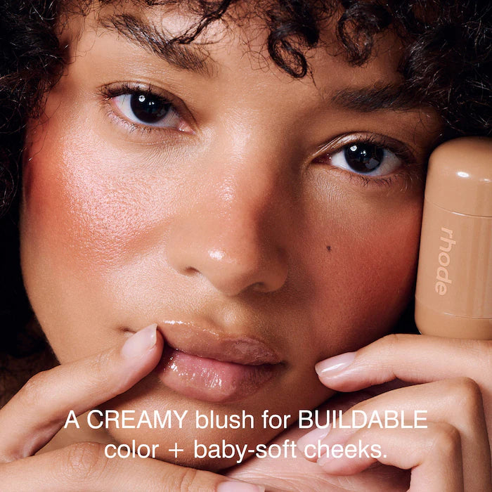 rhode 
Pocket Blush Buildable Hydrating Cream Blush Color: Sun Soak - spiced orange