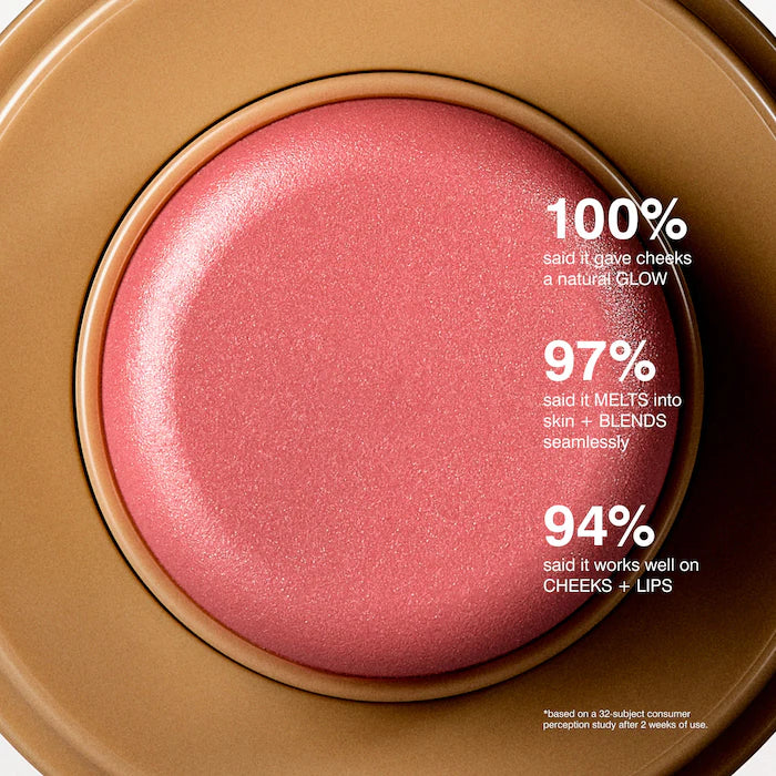 rhode 
Pocket Blush Buildable Hydrating Cream blush Color: Sprinkle - warm pearly pink