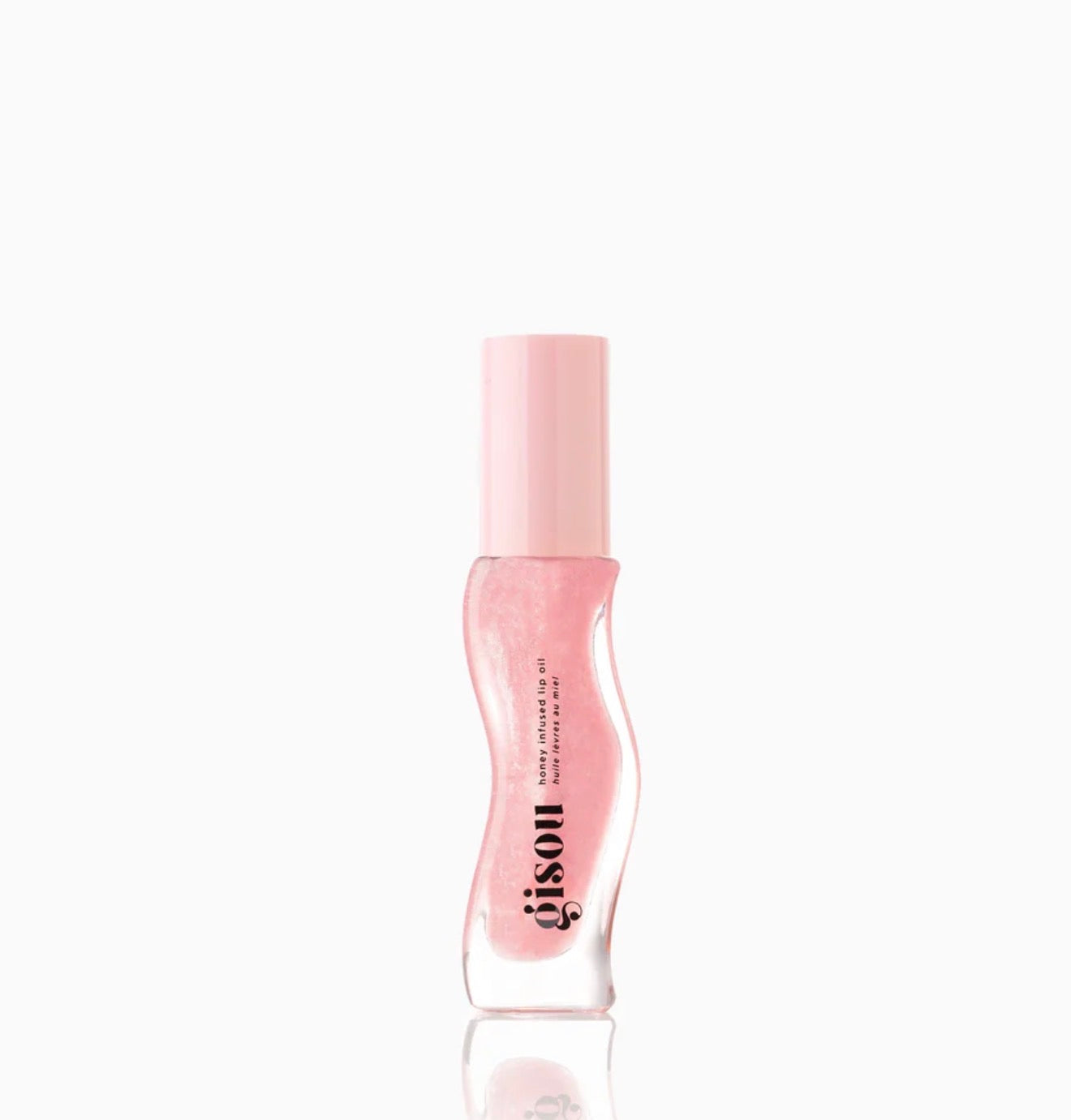 GISOU A shimmery, light pink lip oil with a sugary-sweet watermelon scent.