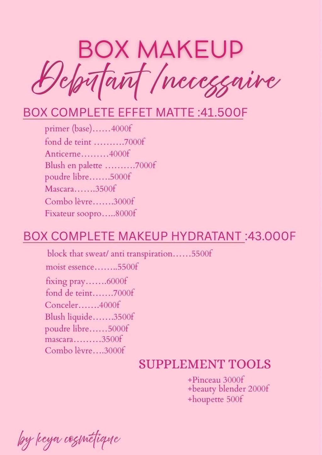 Kits makeup