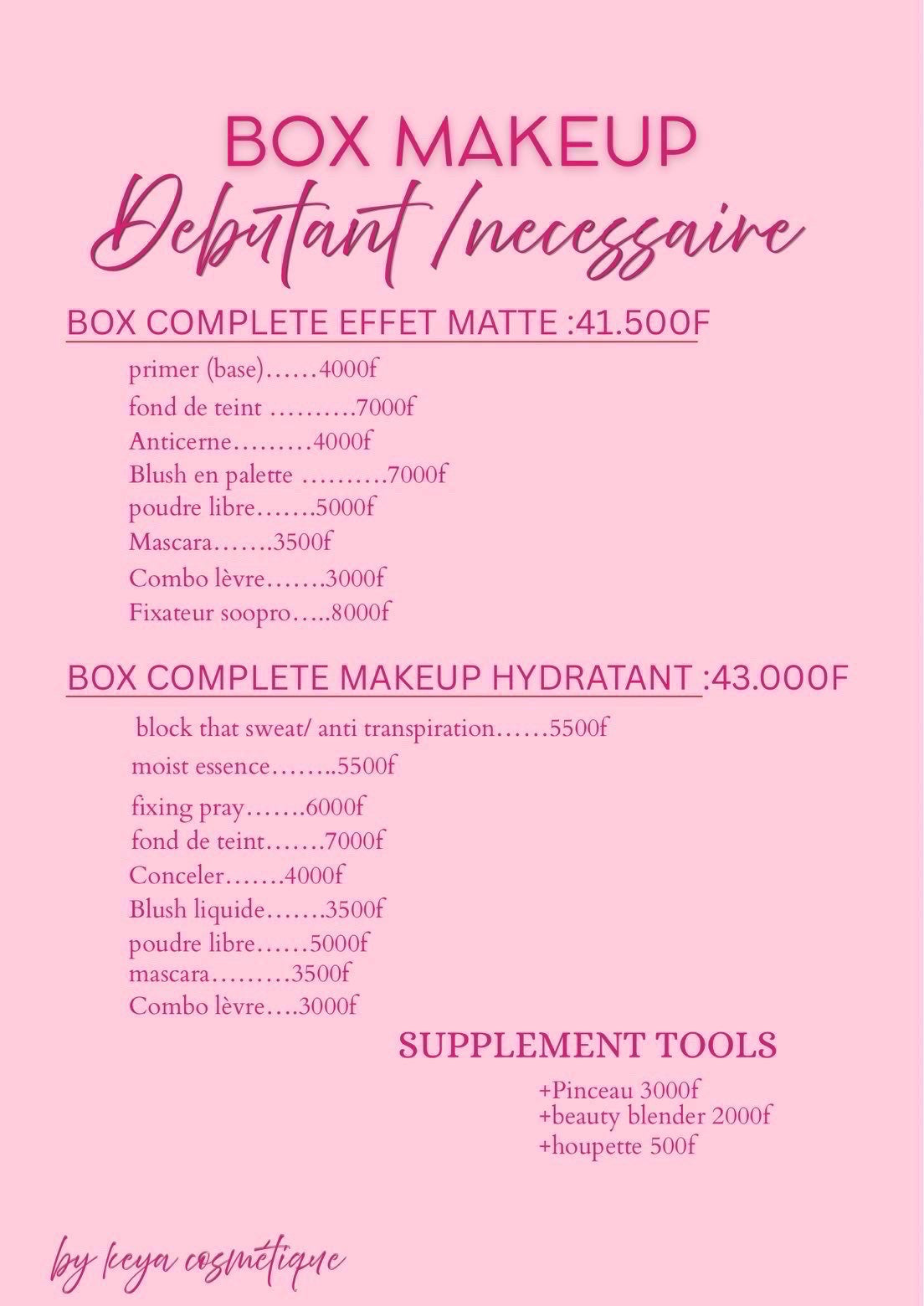 Kits makeup