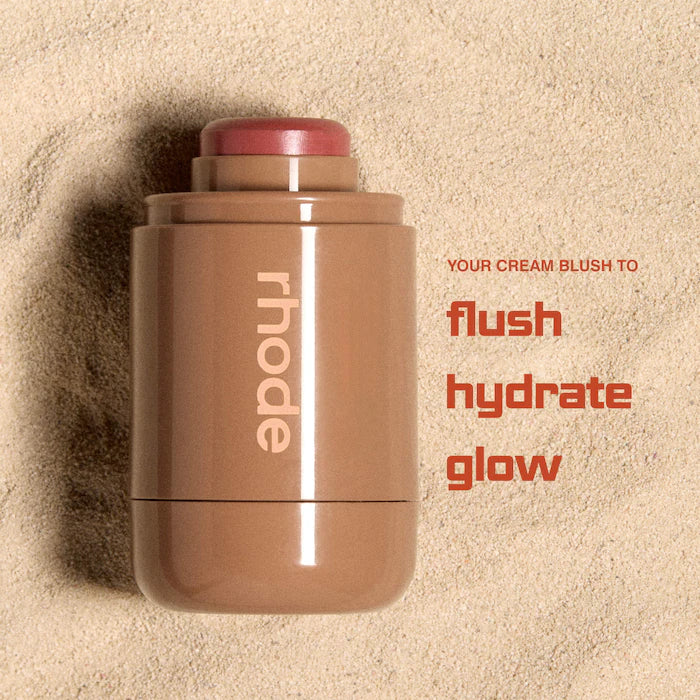 rhode 
Pocket Blush Buildable Hydrating Cream Blush Color: Sun Soak - spiced orange
