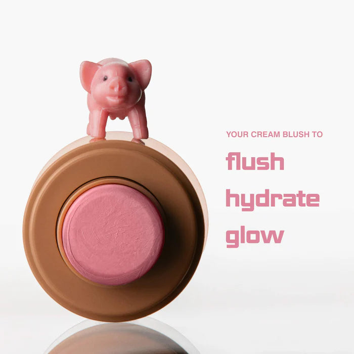 rhode 
Pocket Blush Buildable Hydrating Cream Blush Color: Piggy - baby pink