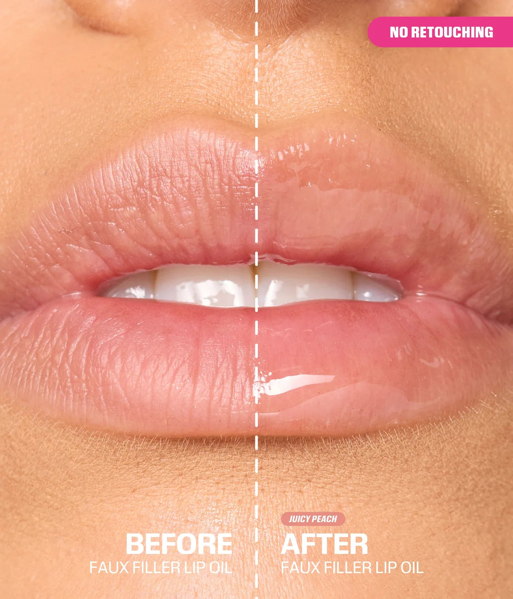Huda FAUX FILLER JELLY OIL: peach