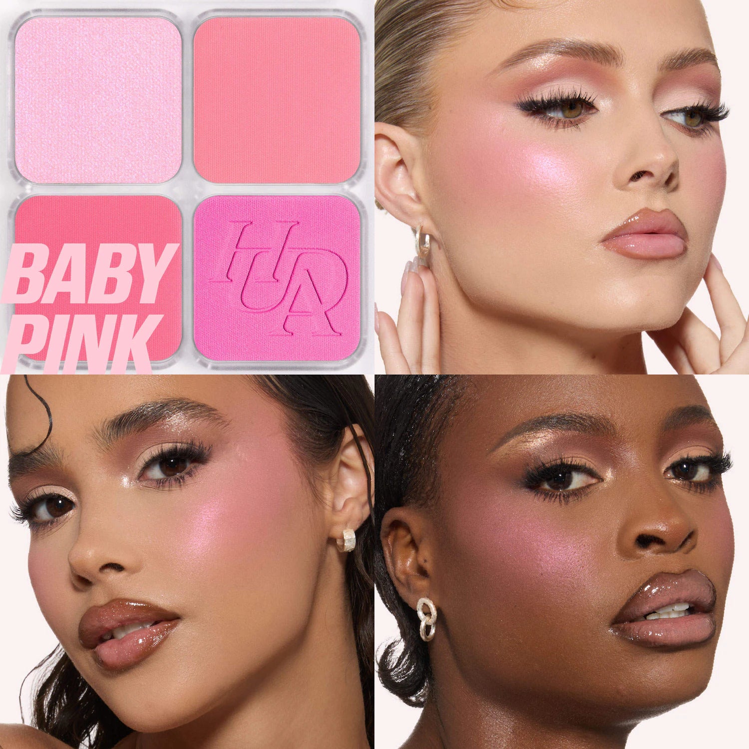 HUDA BEAUTY 
Blush Filter Blurring Blushlighters Palette