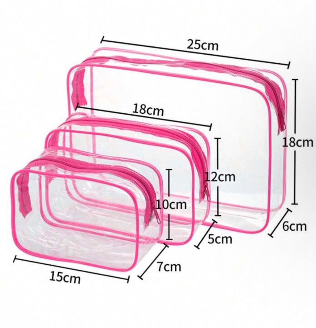 Trousse de maquillage 3pcs
