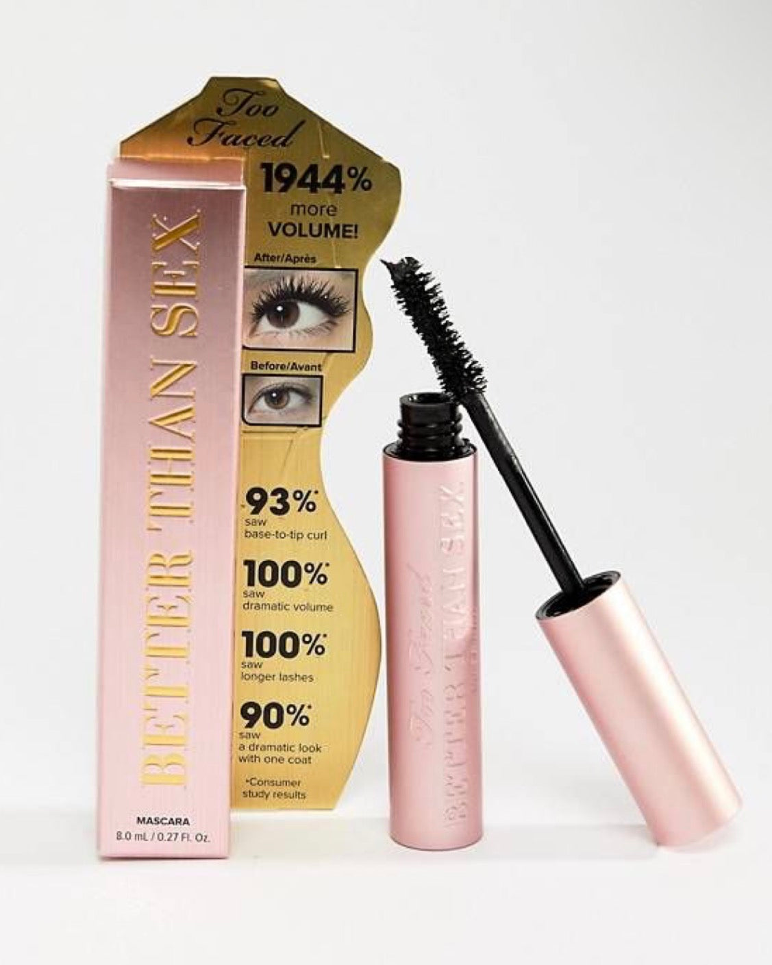 Too Faced Eye Black Anti Dye
Waterproof Thick Natural Curling Slim
Mascara 8ml