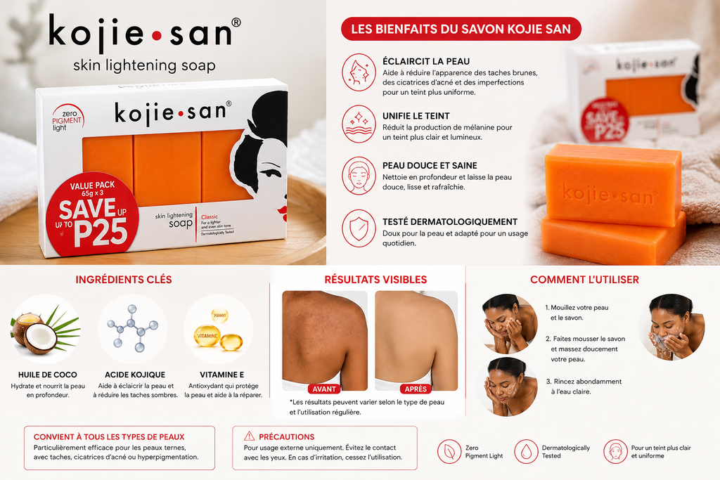 Kojie san- pack of 3 soap