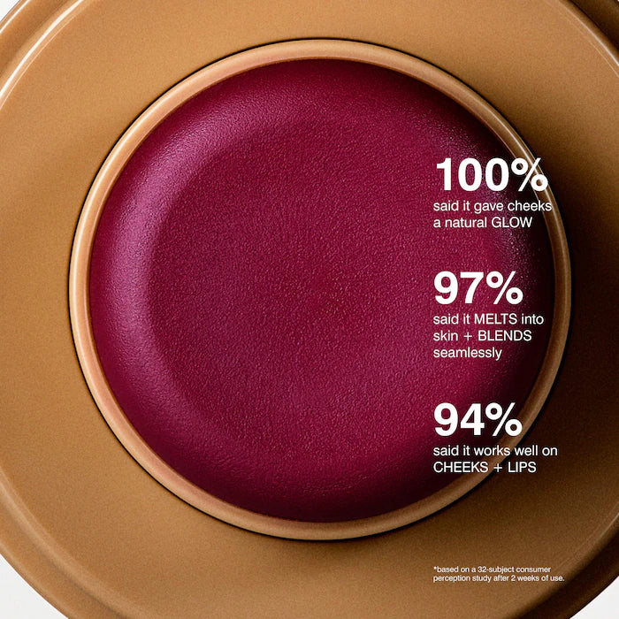 rhode 
Pocket Blush Buildable Hydrating Cream Blush Color: Date Cake plum