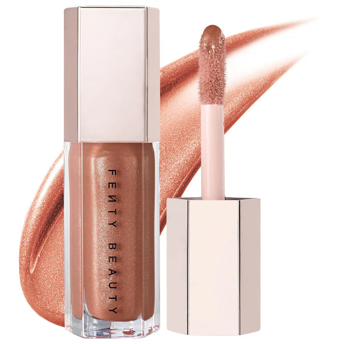 Fenty Beauty by Rihanna 
Gloss Bomb Universal Lip Gloss Luminizer Color: Fenty Glow - shimmering rose nude