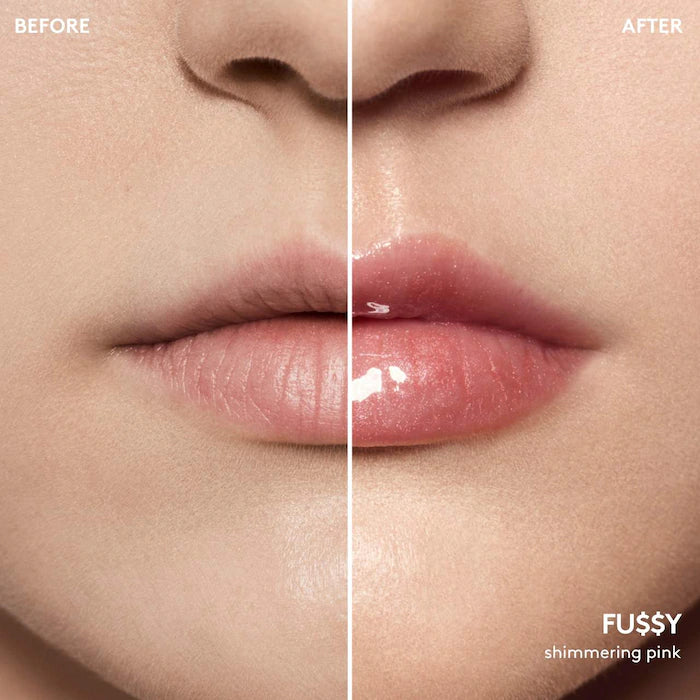 Fenty Beauty by Rihanna 
Gloss Bomb Universal Lip Gloss Luminizer Color: FU$$Y - shimmering pink