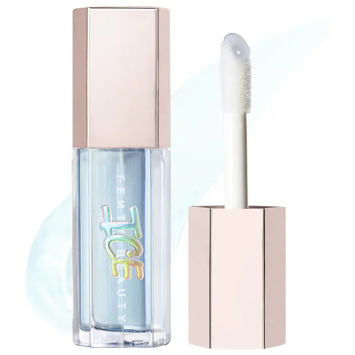 Fenty Beauty by Rihanna 
Gloss Bomb Ice Cooling Lip Gloss Color: Cold Heart'd - clear